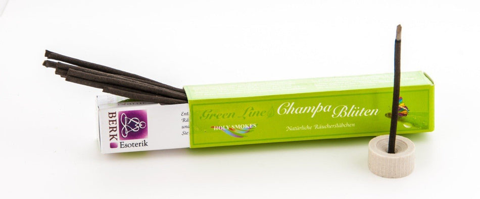 Champa-Blüten Räucherstäbchen - Green Line 10 g - Das Raeucherwerk