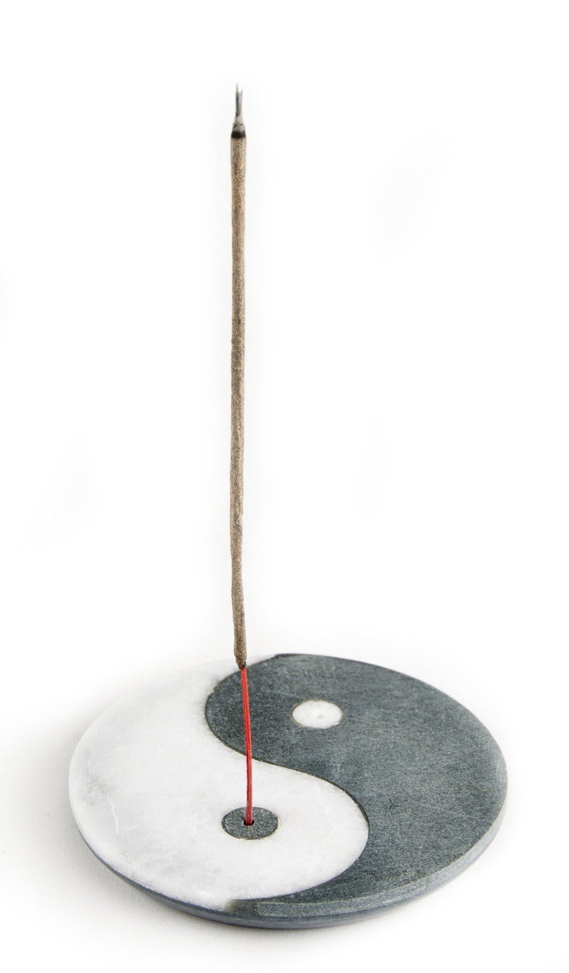 Ying-Yang - Räucherstäbchenhalter aus Marmor - Das Raeucherwerk
