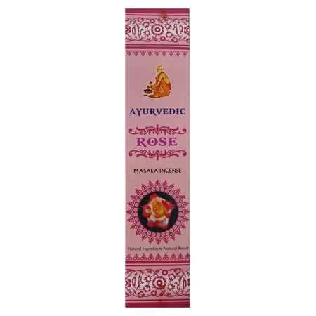 Ayurvedic - Rose - Masala Incense - Das Raeucherwerk