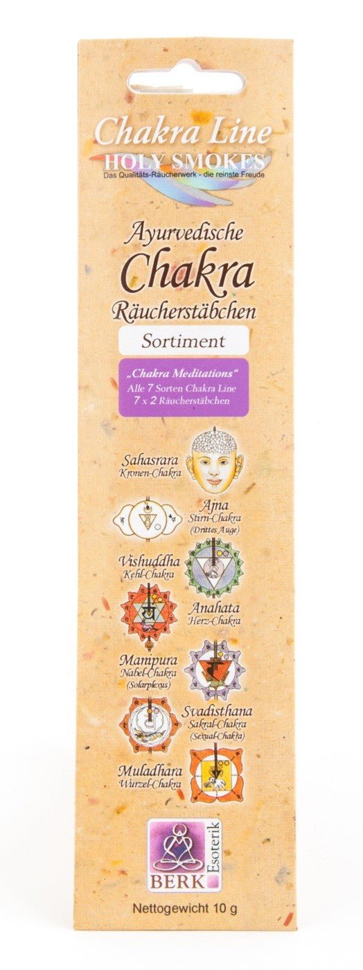 Chakra Meditations - Chakra Line Sortiment - Das Raeucherwerk