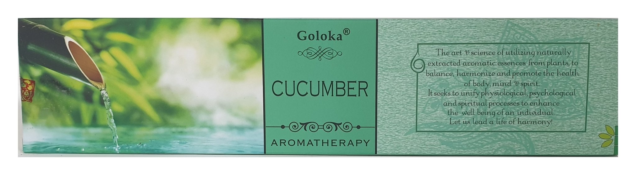Goloka Aromatherapy "Cucumber" 15gr. - Das Raeucherwerk