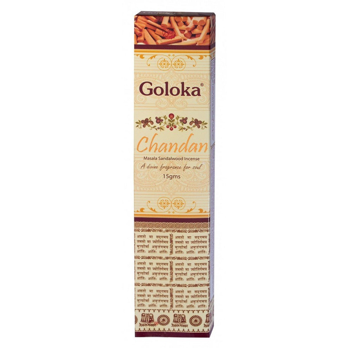Goloka Incense "Chandan" 15gr. - Das Raeucherwerk