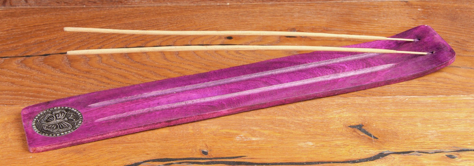 Long Line Räucherhalter Purple Butterfly - Das Raeucherwerk