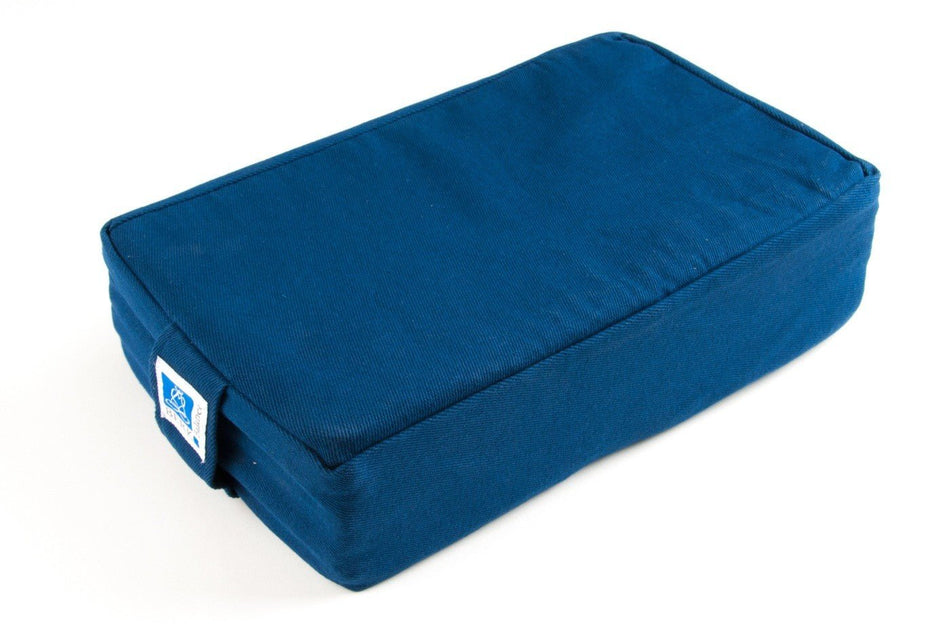 Meditationssitz dunkelblau mit Kokosnuss-Faser gefüllt 35x20x10 cm - Das Raeucherwerk