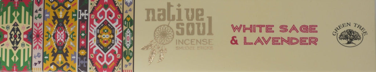 Native Soul Incense "White Sage & Lavender" - Das Raeucherwerk
