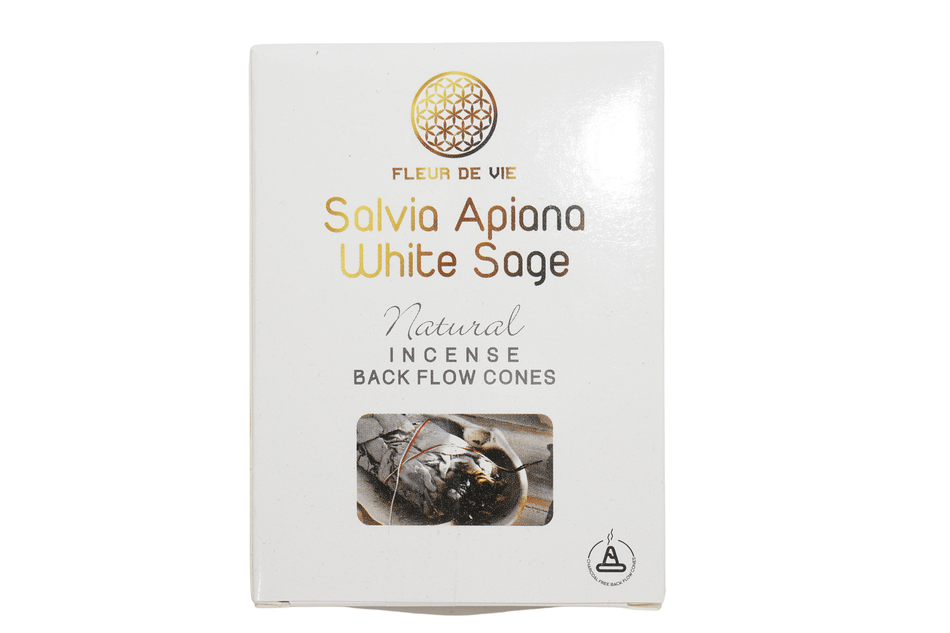 Natural Back Flow Cones - Salvia Apiana White Sage - Das Raeucherwerk
