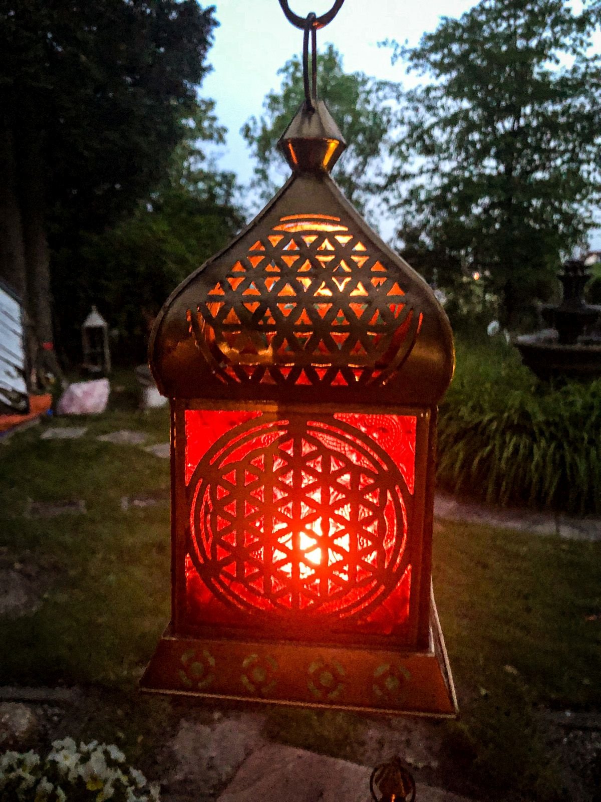 Orientalisches Licht "Blume des Lebens" - Das Raeucherwerk