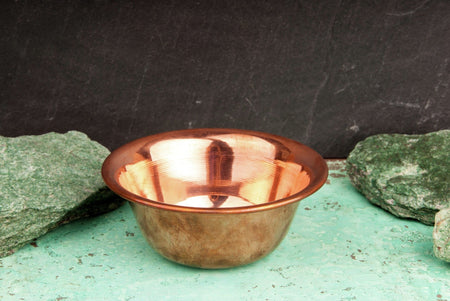 Räucherschale Kupfer, schlicht - Ø 11,7 cm, H: 4,8 cm - Das Raeucherwerk