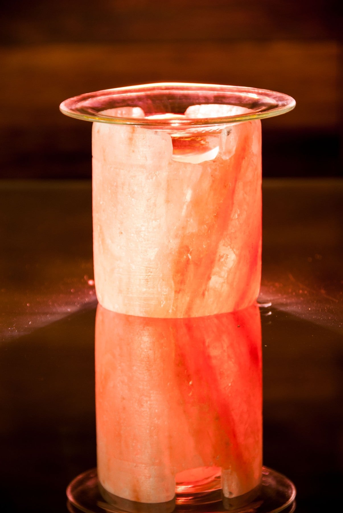 Salzkristall Teelicht Aromalampe - Das Raeucherwerk