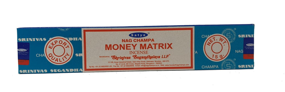 Satya - Nag Champa - Money Matrix - Das Raeucherwerk
