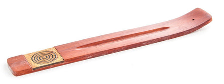 Spirale - Halter aus rotem Holz - Das Raeucherwerk