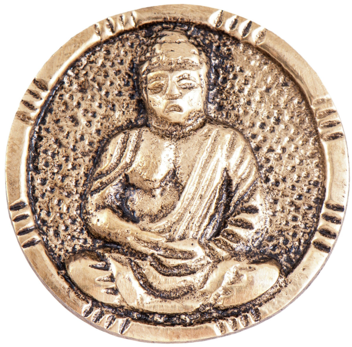 Tempelmünze Buddhas Frieden - Das Raeucherwerk