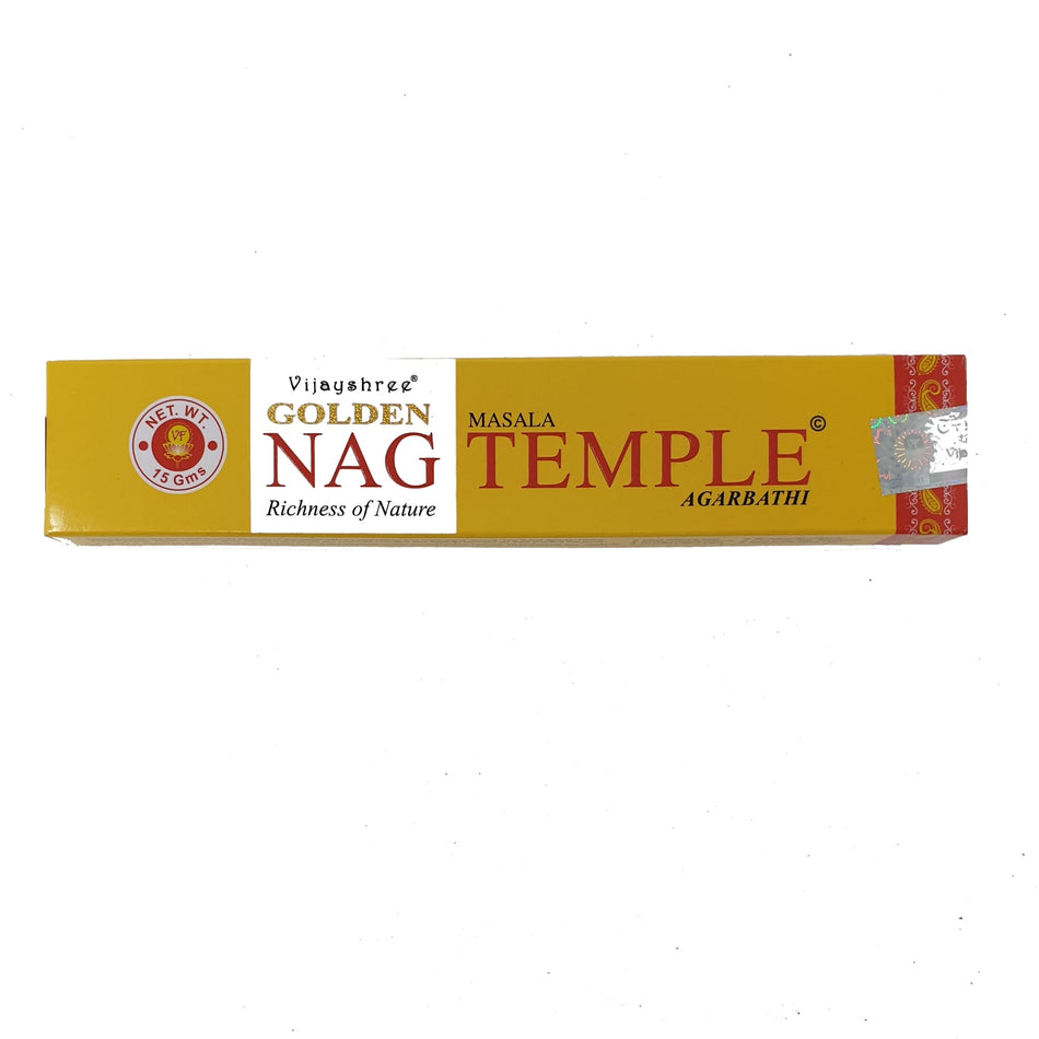 Vijayshree Incense "Golden Nag Temple" 15gr - Das Raeucherwerk